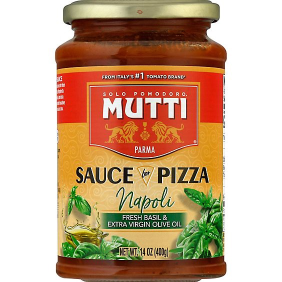 slide 1 of 1, Mutti Sauce For Pizza Napol Fresh Basil & Extra Virgin Olive Oil - 14 Oz, 14 oz