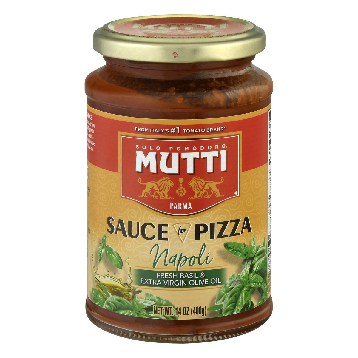slide 9 of 11, Mutti Sauce For Pizza Napol Fresh Basil & Extra Virgin Olive Oil - 14 Oz, 14 oz