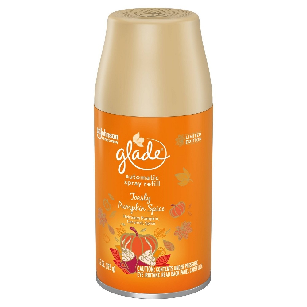 slide 3 of 4, Glade Automatic Spray Refill, Toasty Pumpkin Spice, 6.2 oz