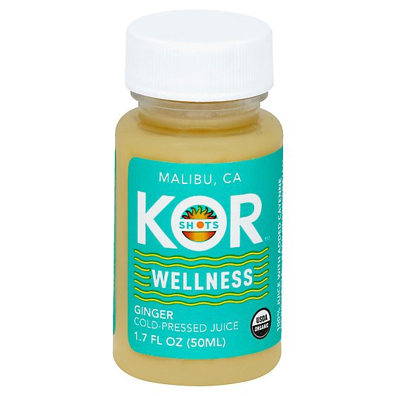 slide 1 of 1, Kor Shots Organic Wellness Ginger Shot - 1.7 Fl Oz, 1.7 fl oz