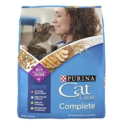 Purina Cat Chow Complete Chicken Dry Cat Food - 15 Lbs
