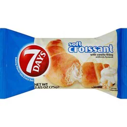 7 Days Croissant Soft With Vanilla Filling - 2.65 Oz