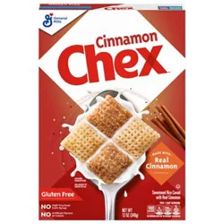 Cinnamon Chex Cereal Rice Sweetened With Real Cinnamon Gluten Free - 12 Oz