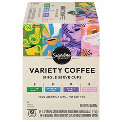Signature Select Coffee Single Serve Cups Variety - 36 Count