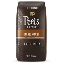 Peet's Coffee Single Origin Colombia Dark Roast Ground Coffee Bag - 10.5 Oz