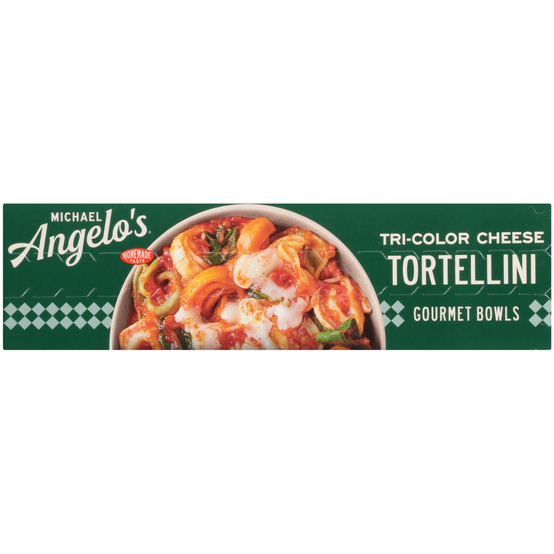 slide 4 of 8, Michael Angelo's Gourmet Bowls Tri Color Cheese Tortellini with Spinach, 9 oz