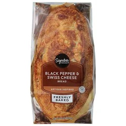 Signature Select Black Pepper & Swiss Bread Loaf - Each