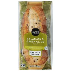Signature Select Kalamata & Green Olive Bread Loaf - Each