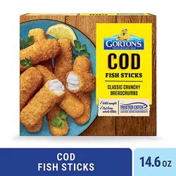 Gorton's Crunchy Panko Breadcrumbs Cod Fish Sticks - 14.6 Oz