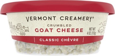 slide 1 of 1, Vermont Creamery Goat Cheese Crumbles Classic Chevre - 4 Oz, 4 oz