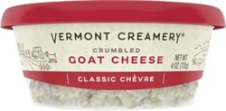 Vermont Creamery Goat Cheese Crumbles Classic Chevre - 4 Oz