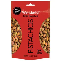 Wonderful Pistachios No Shells Chili Roasted - 5.5 Oz.