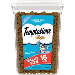 Temptations Classic Tempting Tuna Flavor Crunchy And Soft Adult Cat Treats - 16 Oz