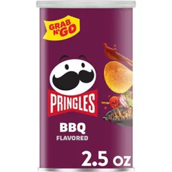 Pringles Potato Crisps Chips Bbq Lunch Snacks - 2.5 Oz