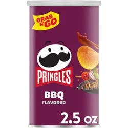 Pringles Potato Crisps Chips Bbq Lunch Snacks - 2.5 Oz