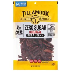 Tillamook Country Smoker Jerky Beef Zero Sugar Original - 6.5 Oz