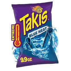 Takis Blue Heat Hot Chili Pepper Rolled Tortilla Chips - 9.9 Oz