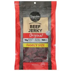 Signature Select Beef Jerky Original Family Size - 8 Oz