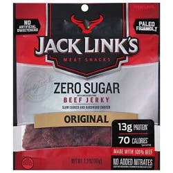 Jack Links Jerky Beef Zero Sugar - 2.3 Oz
