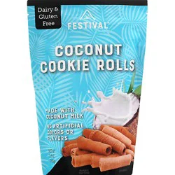 Festival Coconut Cookie Rolls - 3.5 Oz