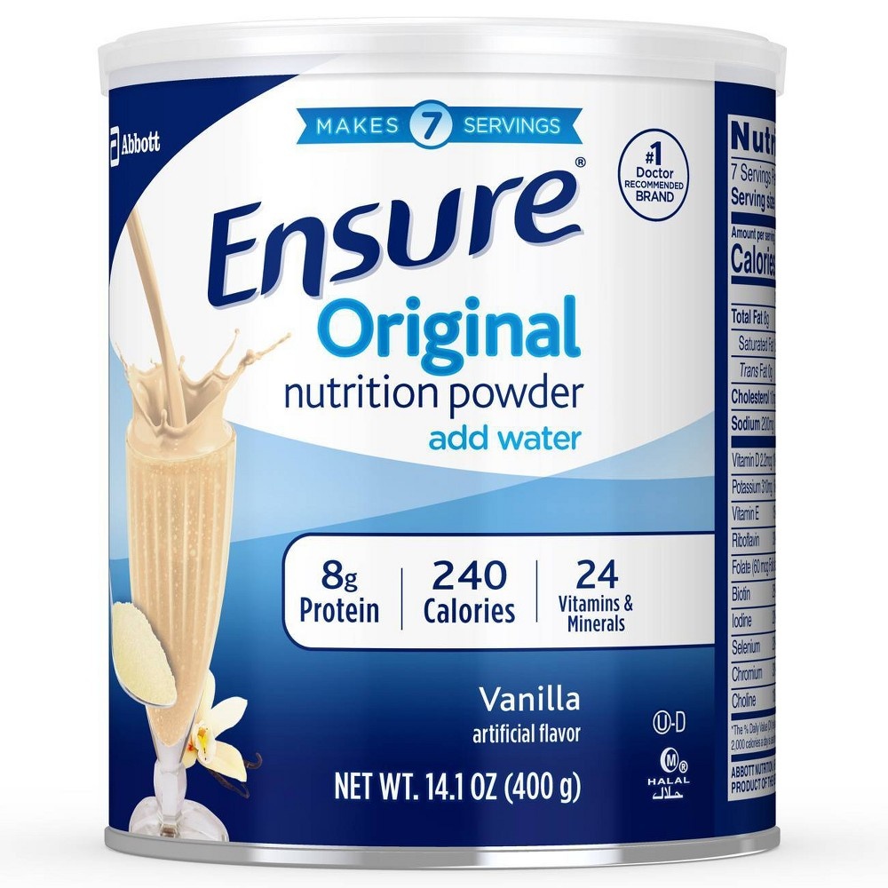 slide 12 of 12, Ensure Original Nutritional Powder - Vanilla, 14 oz