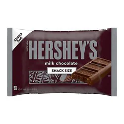 Hersheys Milk Chocolate Snack Size Candy Jumbo Bag - 19.8 Oz