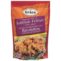 Grace Salt Fish Fritter Mix Just Add Water - 9.5 Oz