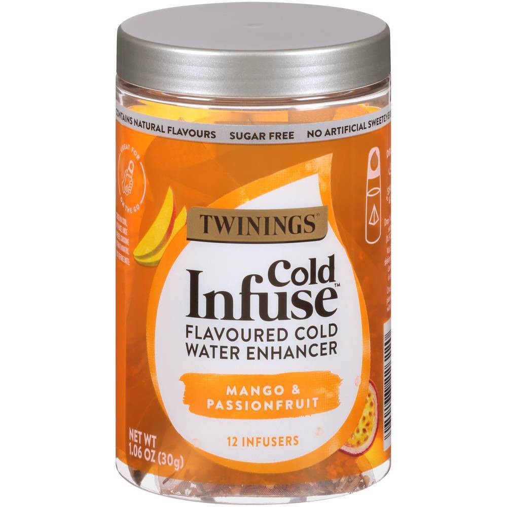 slide 2 of 4, Twinings Cold Infuse Mango & Passionfruit Tea - 12ct/0.09oz, 