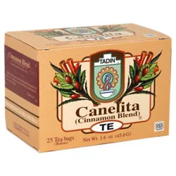 Tadin Canelita Herbal Tea Cinnamon Tea Blend 24 Count - 1.69 Oz