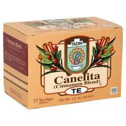 Tadin Canelita Herbal Tea Cinnamon Tea Blend 24 Count - 1.69 Oz