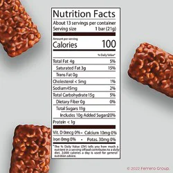 100 Grand Crispy Milk Chocolate With Caramel Fun Size Candy Bars - 10 Oz