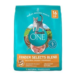 Purina One Tender Selects Chicken Dry Cat Food - 16 Lbs