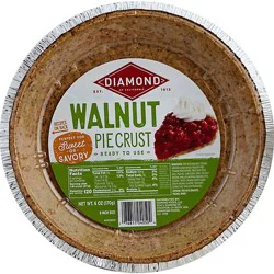 Diamond Pie Crust Walnut 9 Inch - 6 Oz