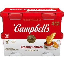 Campbell's Creamy Tomato Soup 4 Count - 7 Oz