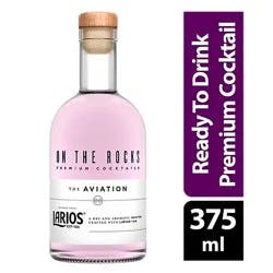 On The Rocks Larios Aviation Ready To Drink Cocktail - 375 Ml