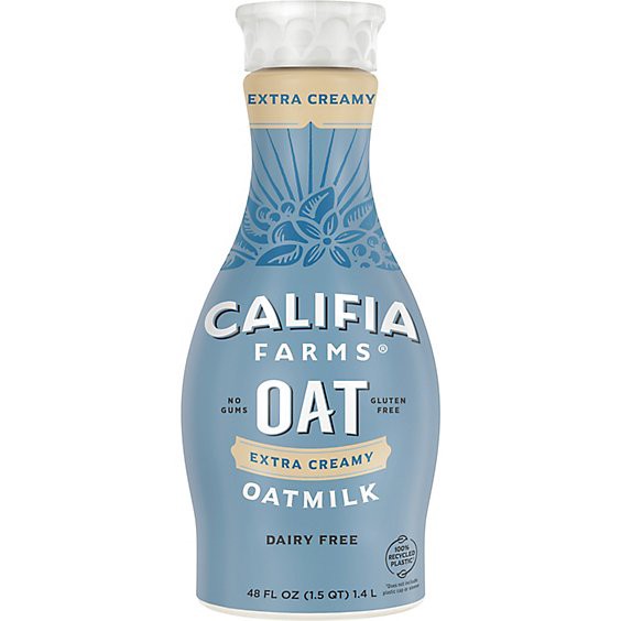 slide 1 of 6, Califia Farms Extra Creamy Oat Milk - 48 Fl. Oz., 48 fl oz
