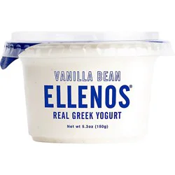 Ellenos Yogurt Greek Vanilla Bean - 5.3 Oz