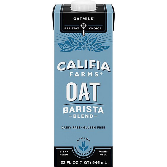 slide 1 of 11, Califia Farms Barista Blend Oat Milk - 32 Fl. Oz., 32 fl oz