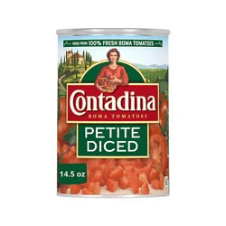 Contadina Petite Cut Diced Tomatoes - 14.5 Oz