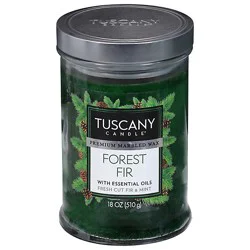 Tuscany Candle Premium Marbled Wax Candle Fraser Fir - 18 Oz