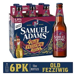 Samuel Adams Old Fezziwig Ale Beer Bottles - 6-12 Fl. Oz.