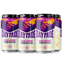 No-Li Day Fade Seltzer Huckleberry In Cans - 6-12 Fl. Oz.