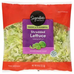 Signature Select/farms Lettuce Shreds - 8 Oz