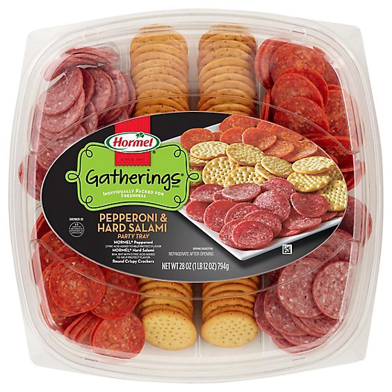 slide 1 of 1, Hormel All Meat Party Tray 24/28 Oz - 28 Oz, 28 oz