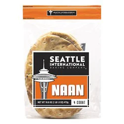 Seattle International Baking Company Naan Bread 4 Count - 16.6 Oz
