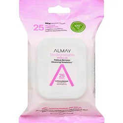 Almay Biodegradable Micellar Makeup Remover Cleansing Towelettes - 25 Count
