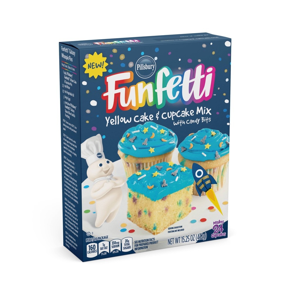 slide 2 of 4, Pillsbury Funfetti Galaxy Cake Mix, 