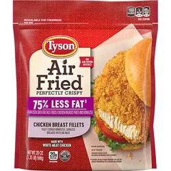 Tyson Air Fried Perfectly Crispy Chicken Breast Fillets Frozen - 20 Oz.