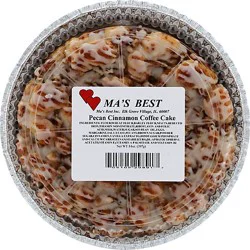 Ma's Best Pecan Cinnamon Coffee Cake - 14 Oz