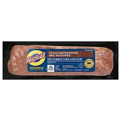 Hatfield Pork Loin Filet Dry Rub Seasoned Texas Smokehouse - 22 Oz